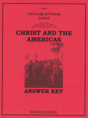 Christ and the Americas ANSWER KEY